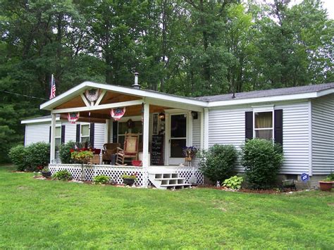 custom metal trailer house front porch|mobile home front porch plans.